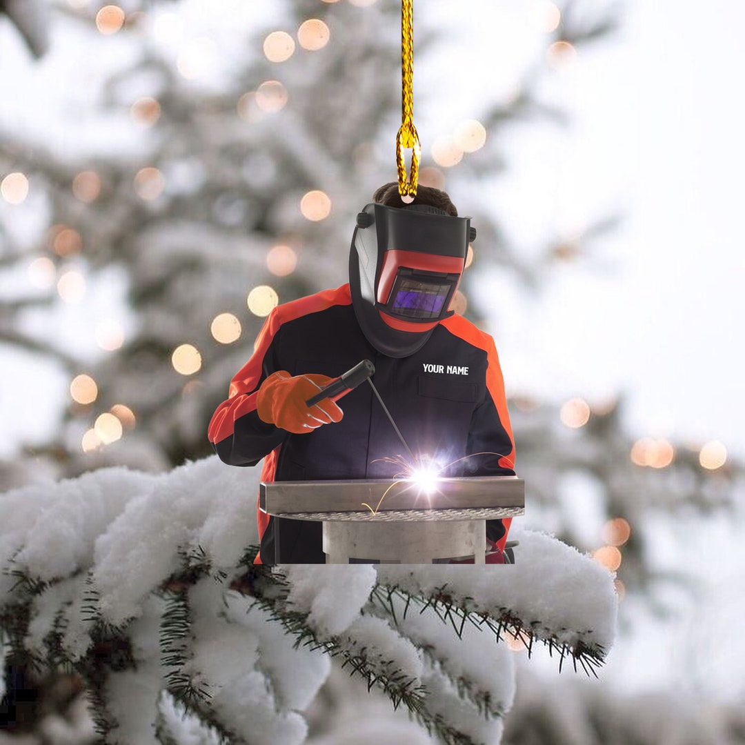 Welding Equipment Ornament Welding Christmas Ornament Love Etsy