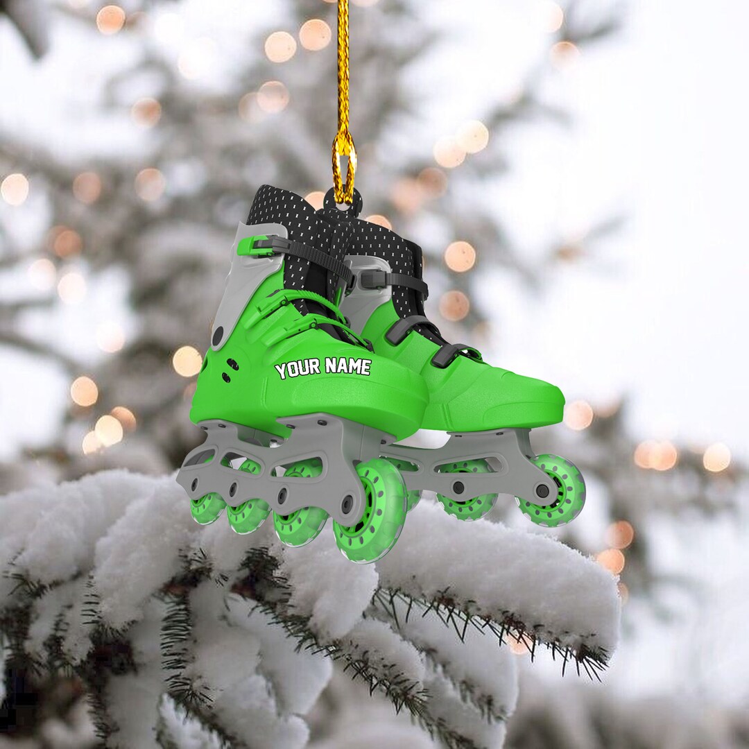 Roller Skates Ornament Roller Skates Christmas Ornament Love Etsy