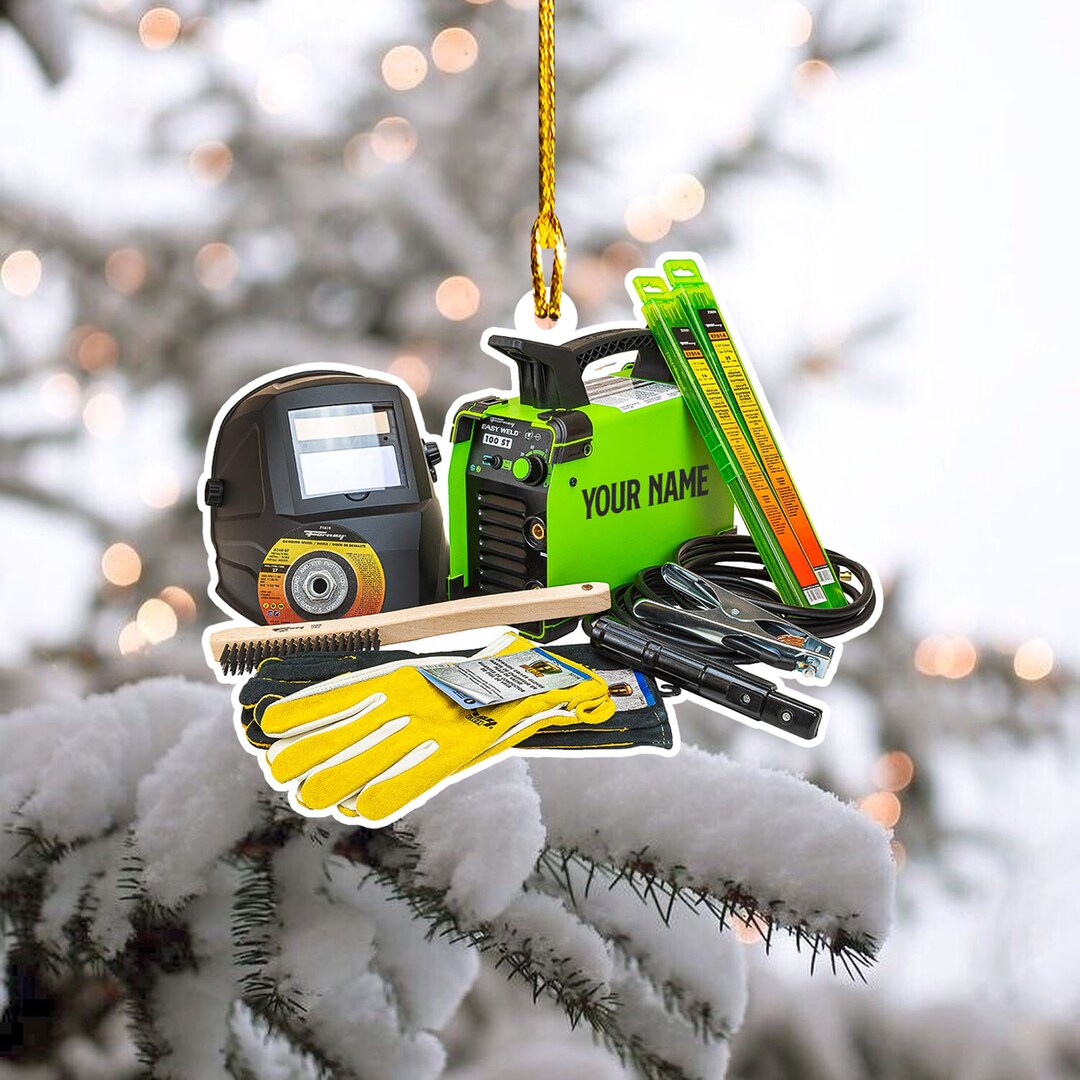 Welding Equipment Ornament Welding Christmas Ornament Love Etsy