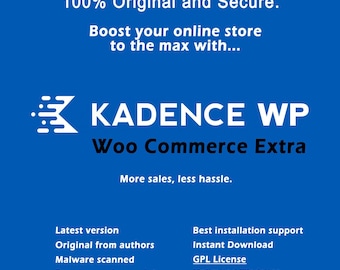 Kadence WP Pro - Woo Commerce Extra - Ultimate Design Suite for WordPress