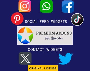Premium Addons Pro for Elementor - 1 website for life / Automatic updates / Perfect for Elementor Pro on WordPress.