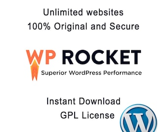 WP Rocket GPL License Latest Version / WordPress Caching Plugin