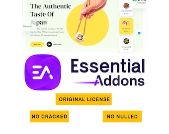 Essential Addons Pro for Elementor - 1 website for life / Automatic updates / Perfect for Elementor Pro on WordPress.