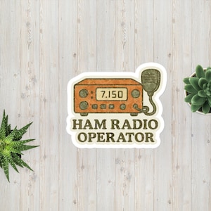 Ham Radio Operator Sticker