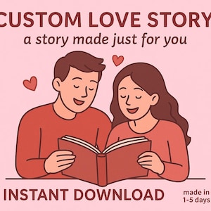 Personalized Love Story Gift: Custom Romantic PDF Keepsake