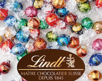Crea tus propias bolsas de regalo de chocolate Lindt / Chocolates para elegir y mezclar / Regalos navideños / Recuerdos para bodas, cumpleaños, baby showers