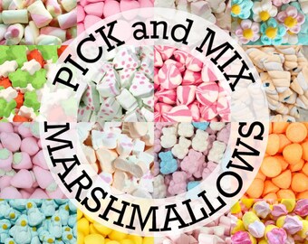 Guimauves de Noël, Bonbons à choix et mélange, Cadeaux des fêtes, Produits de remplissage pour bas de Noël, Confiseries de Noël, Guimauves au chocolat chaud