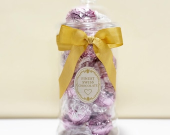 Trufas de chocolate Lindt Cherry Blossom importadas de EE. UU. / Tarro de 15 trufas de chocolate Lindt / Regalo de Navidad de chocolate Lindt