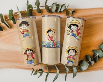One Piece Anime Tumbler Wrap PNG | 20oz Sublimation Design | Digital Download
