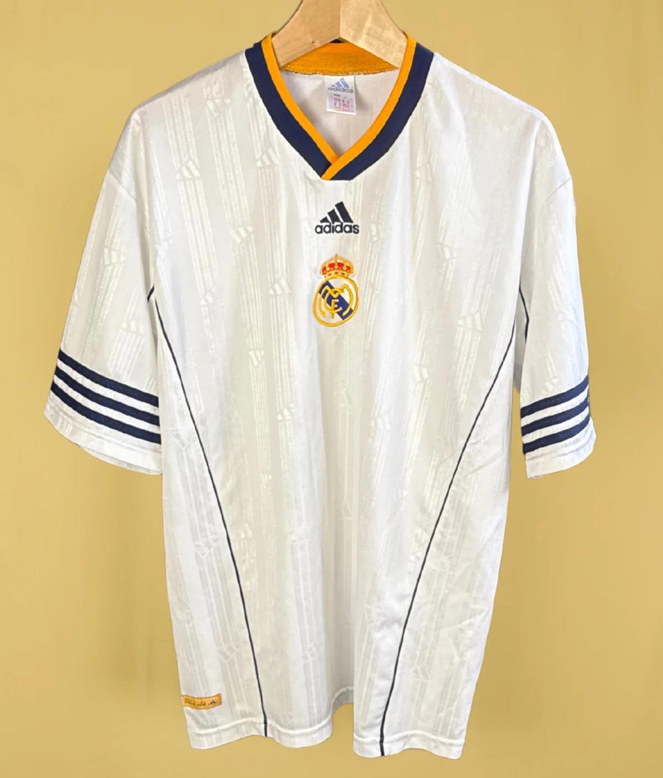 AUTHENTIC 1999 Real Madrid Training Top – Vintage Training Jersey