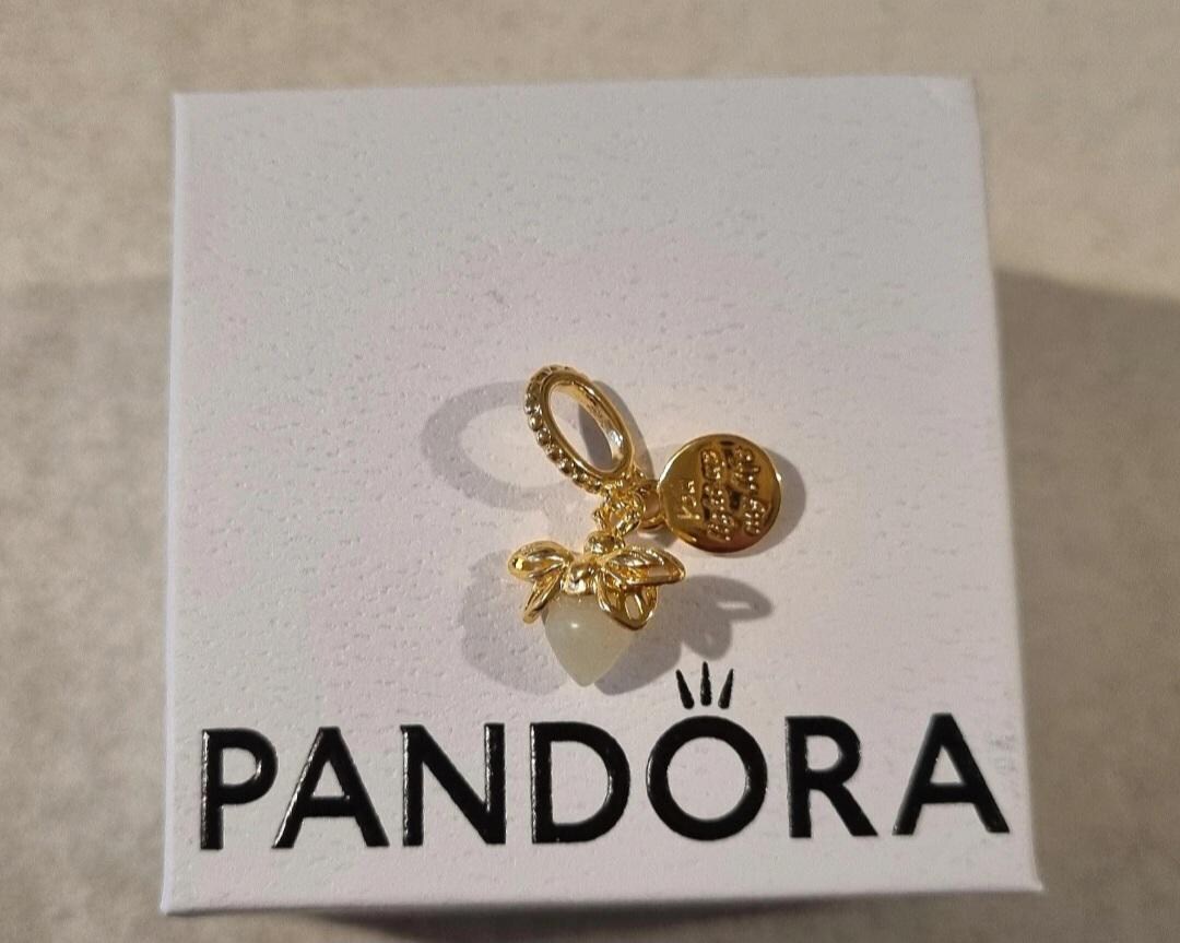 Phosphorescent Gold Firefly Charm - New - Etsy