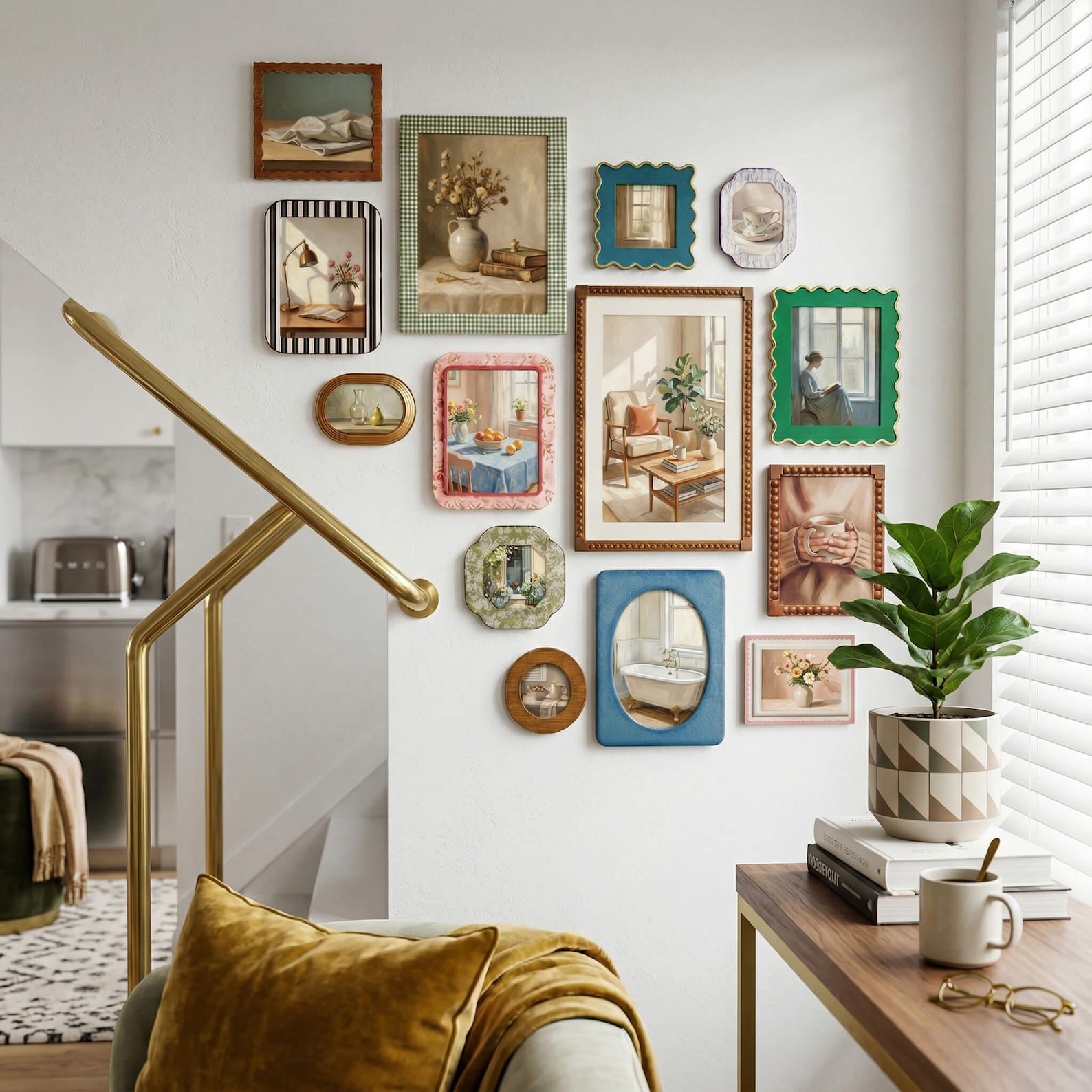 Matching Frames Eclectic Gallery Wall Picture Frame Set, Mix & Match Photo Frames for ...