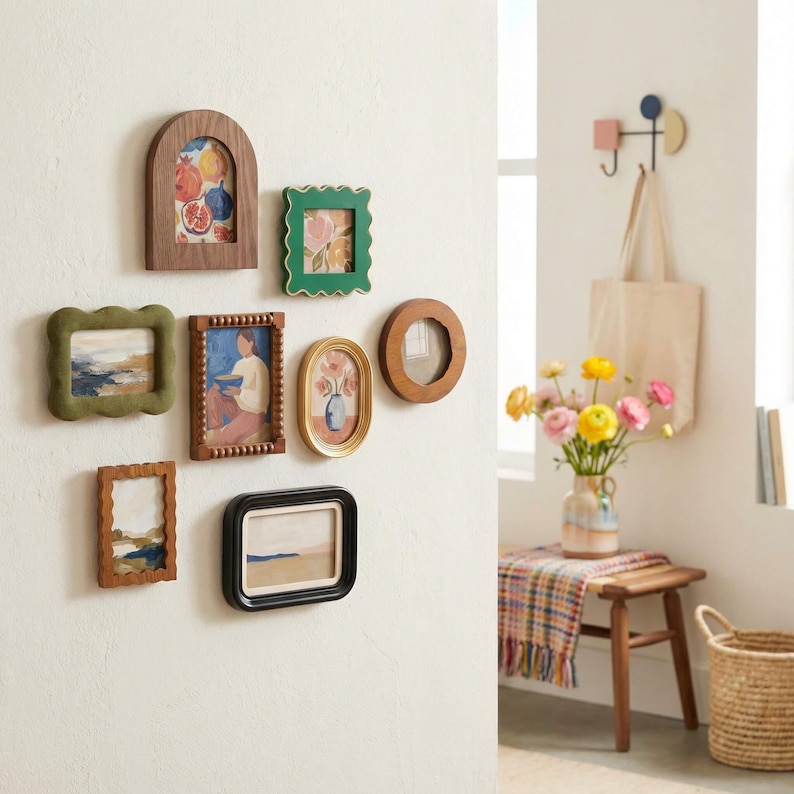 Mixed Style Picture Frame Set, Wall & Tabletop Gallery Wall Frames for ...