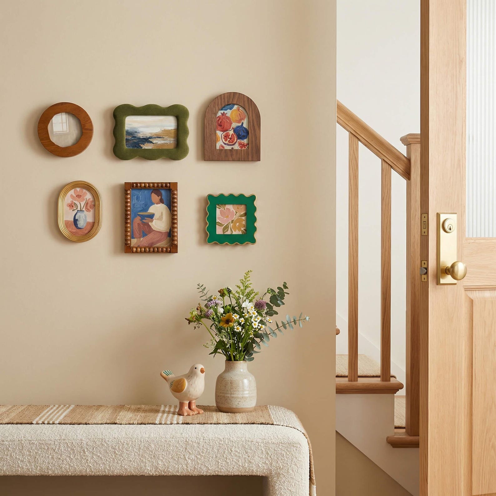 Mixed Style Picture Frame Set, Wall & Tabletop Gallery Wall Frames for ...