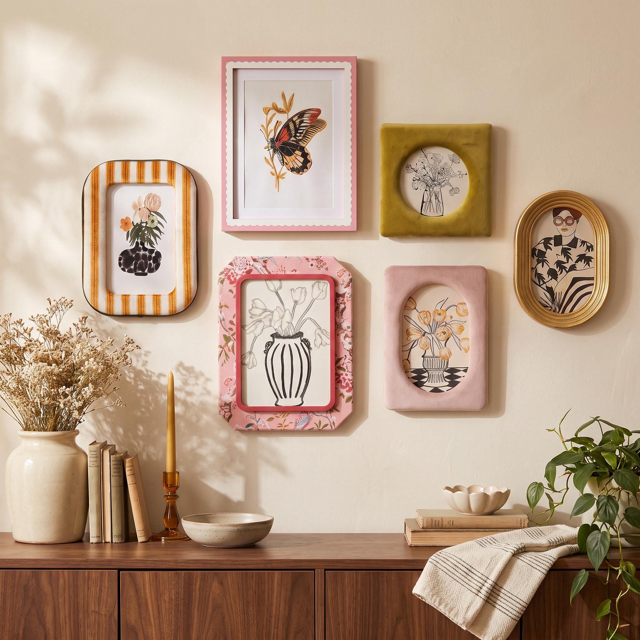 4x4 Picture Frame Colorful - Etsy