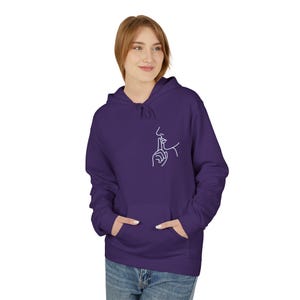 Zen and Chill on the Couch Hoodie, Cozy Fleece Pullover, Relaxation Wear, Mindfulness Gift, Casual Comfort Sweater