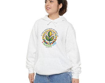 Faith Inspiring Unisex Hoodie: Colorful Motivational Sweatshirt