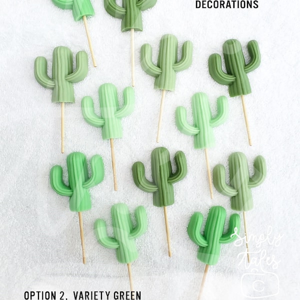 Fondant Succulent Etsy