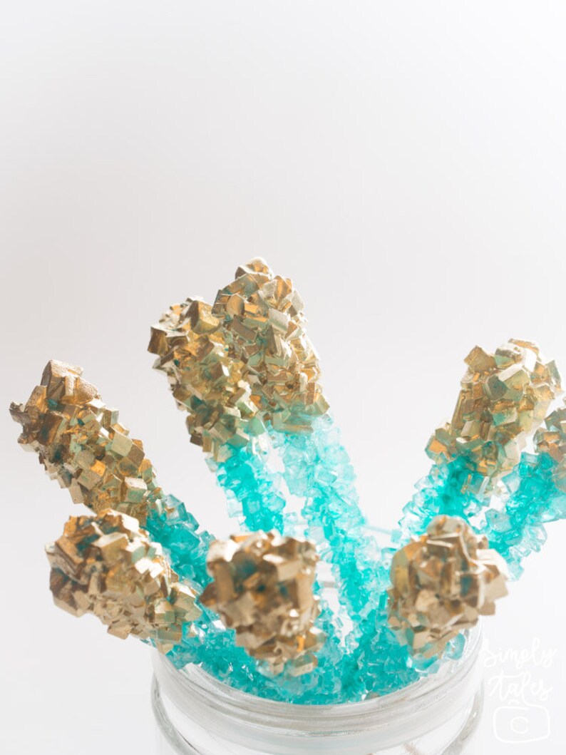 12 Rock Candy Party Favors Crystal Candy Baby Shower Favor Etsy