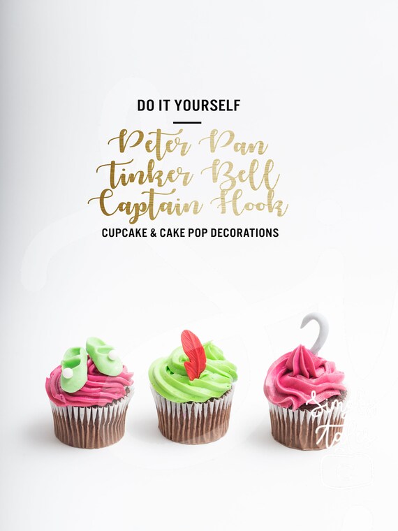 24 Peter Pan Hat Edible Fondant Edible Red Feathers Cupcake Etsy