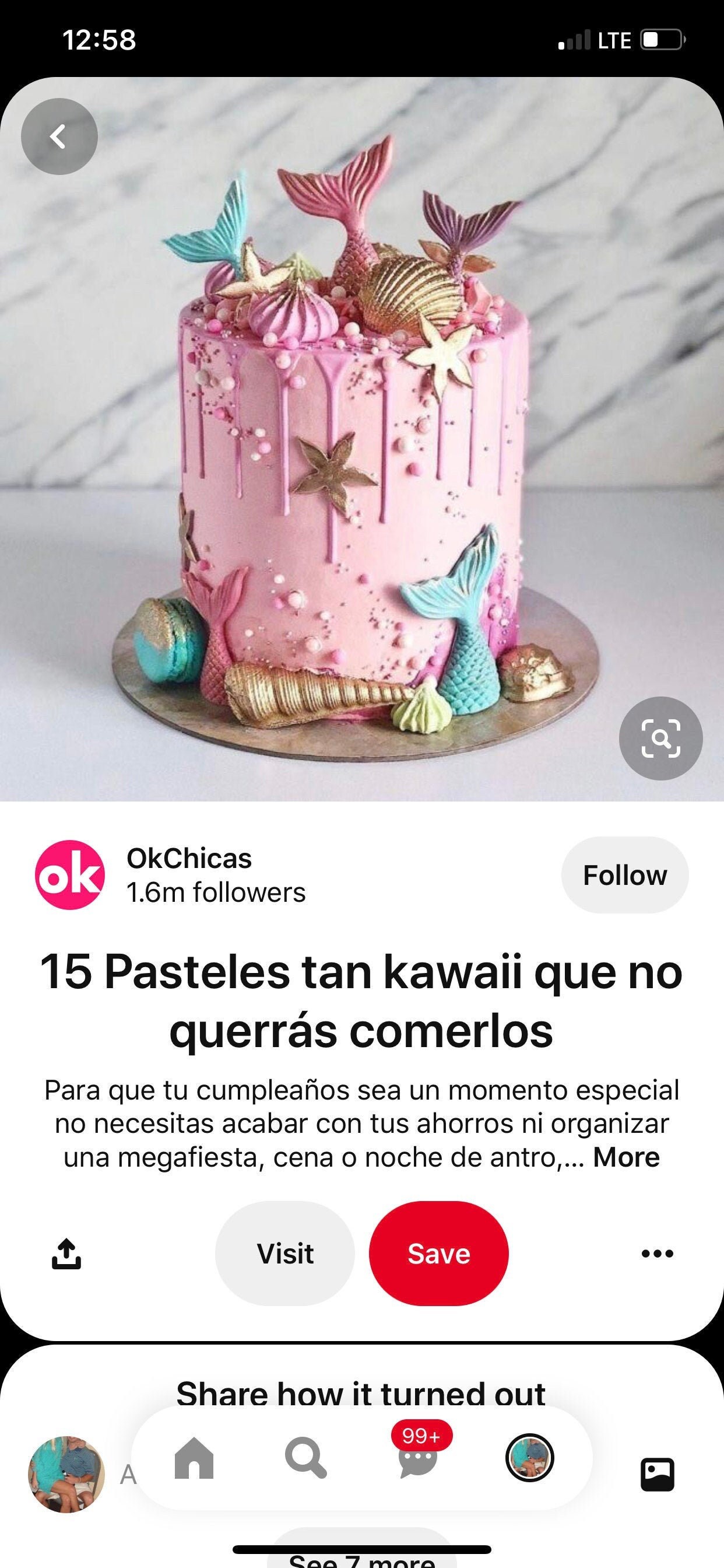 18 Mermaid Tail Fondant Cake Topper Edible Girl Birthday - Etsy Canada