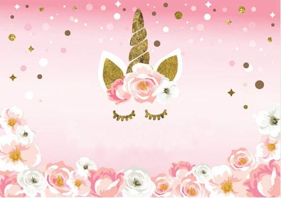 NO CUSTOM Unicorn Party and Photography Backdrop Vinyl | Etsy