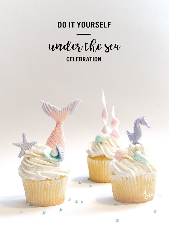 27 Edible Fondant Under The Sea Sea Shells Cupcake Toppers Etsy 27 Edible Fondant Under The Sea Sea Shells Cupcake Toppers Etsy