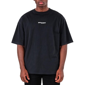 T-shirt unisex oversize Core – 100% cotone, effetto lavaggio chiaro, prelavato, streetwear di Off/Script