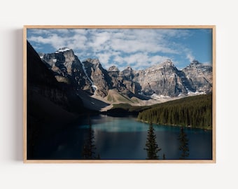 Moraine Lake Print: Banff National Park Landscape Photography (Digital Download