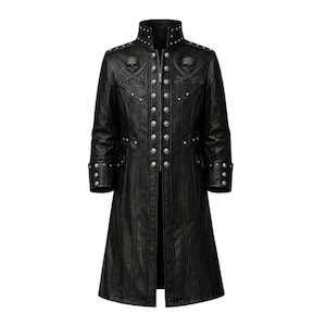 ジャケット・アウター Archive Suede Leather Long Coat Studded Leather Long Jacket With Studs - Etsy