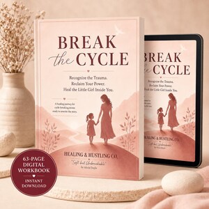 Healing Workbook for Cycle-Breaking Moms,  Inner Child Journal & Nervous System Regulation (Digital PDF)