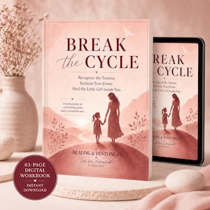 Healing Workbook for Cycle-Breaking Moms,  Inner Child Journal & Nervous System Regulation (Digital PDF)