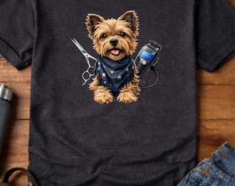 Camiseta de peluquero canino – Camiseta de peluquería canina – Camiseta de estilista canina – Regalo divertido para peluqueros – Ropa de peluquería canina