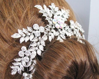 Hair Accessories, Hair Jewelry, bridal hair comb, wedding hair comb, crystal hair comb, rhinestone hair comb, bridal pearl comb, headpieces