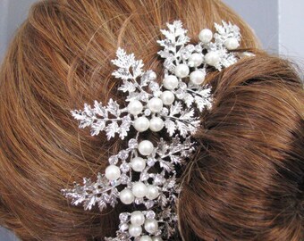 Hair Accessories, Hair Jewelry, bridal hair comb, wedding hair comb, crystal hair comb, rhinestone hair comb, bridal pearl comb, headpieces