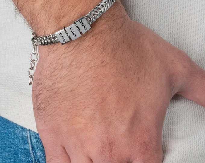 Personalized Name Bracelet For Men