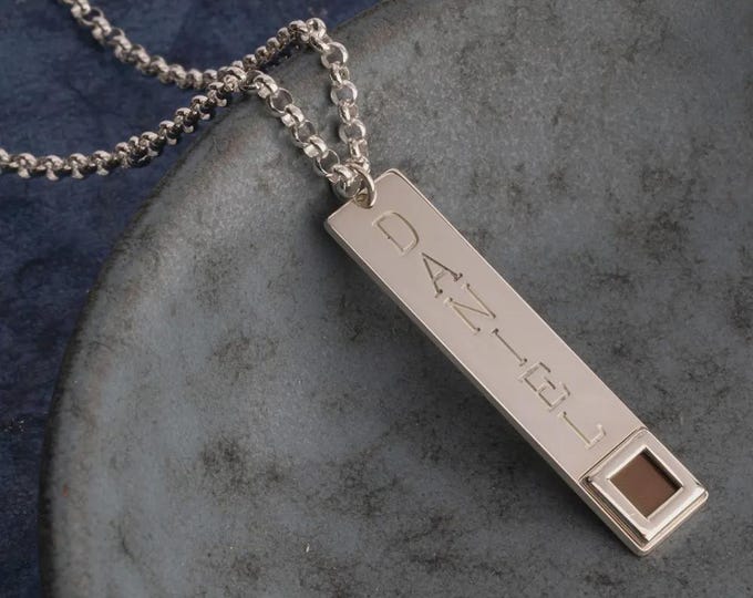 Entire Bible Necklace Engraved With Name