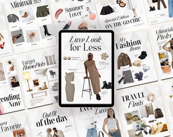 40 Fashion LTK Canva Templates, ltk Marketing, Gift guide, Aesthetic Instagram ltk Influencer, Amazon ltk product collages, blogger ltk post