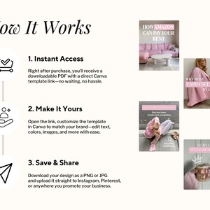 Pink Aesthetic Instagram Carousel Templates Canva Social Media Agency ...