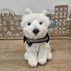 ESSA poolvosknuffel (Emotional Support Animal) met kerstmuts