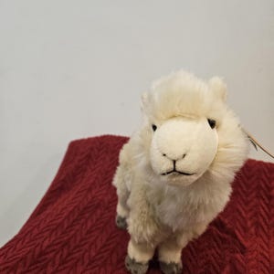 Emotional Support Animal (ESSA) Mini Alpaca plushie without harness