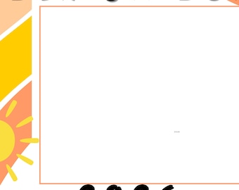 Senior Sunrise - Photo Booth Templates