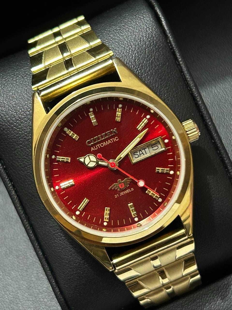 Gold citizen watch