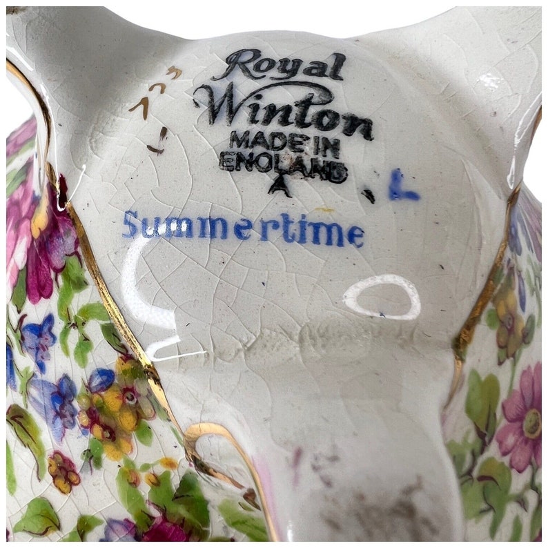 Royal Winton Summertime Chintz Open Sugar Bowl Ventnor Shape 3 Etsy