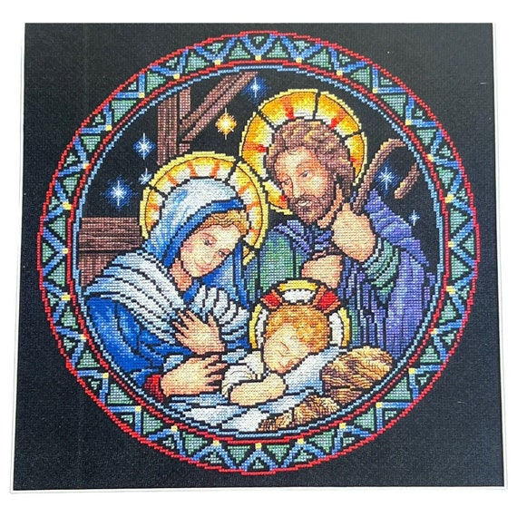Dimensions Holy Family Counted Cross Stitch Kit by Randy Etsy