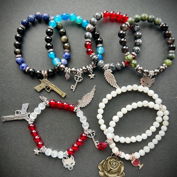 RE Inspired Gemstone Bracelets