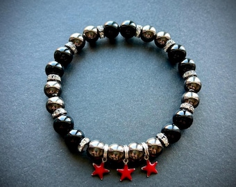 Winter Soldier Inspired Gemstone Bracelet