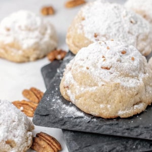 Pecan Snowball Cookies - Printable Recipe - Digital Download