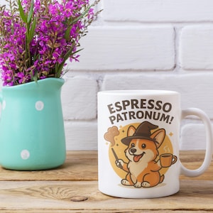Funny Corgi Mug – Personalized Dog Lover Gift – 11 oz Double-Sided Ceramic Cup
