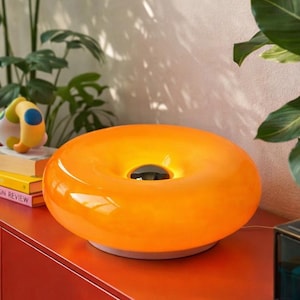 Donut Glass Wall Lamp – Bauhaus Design & Tri-Color LED Lighting